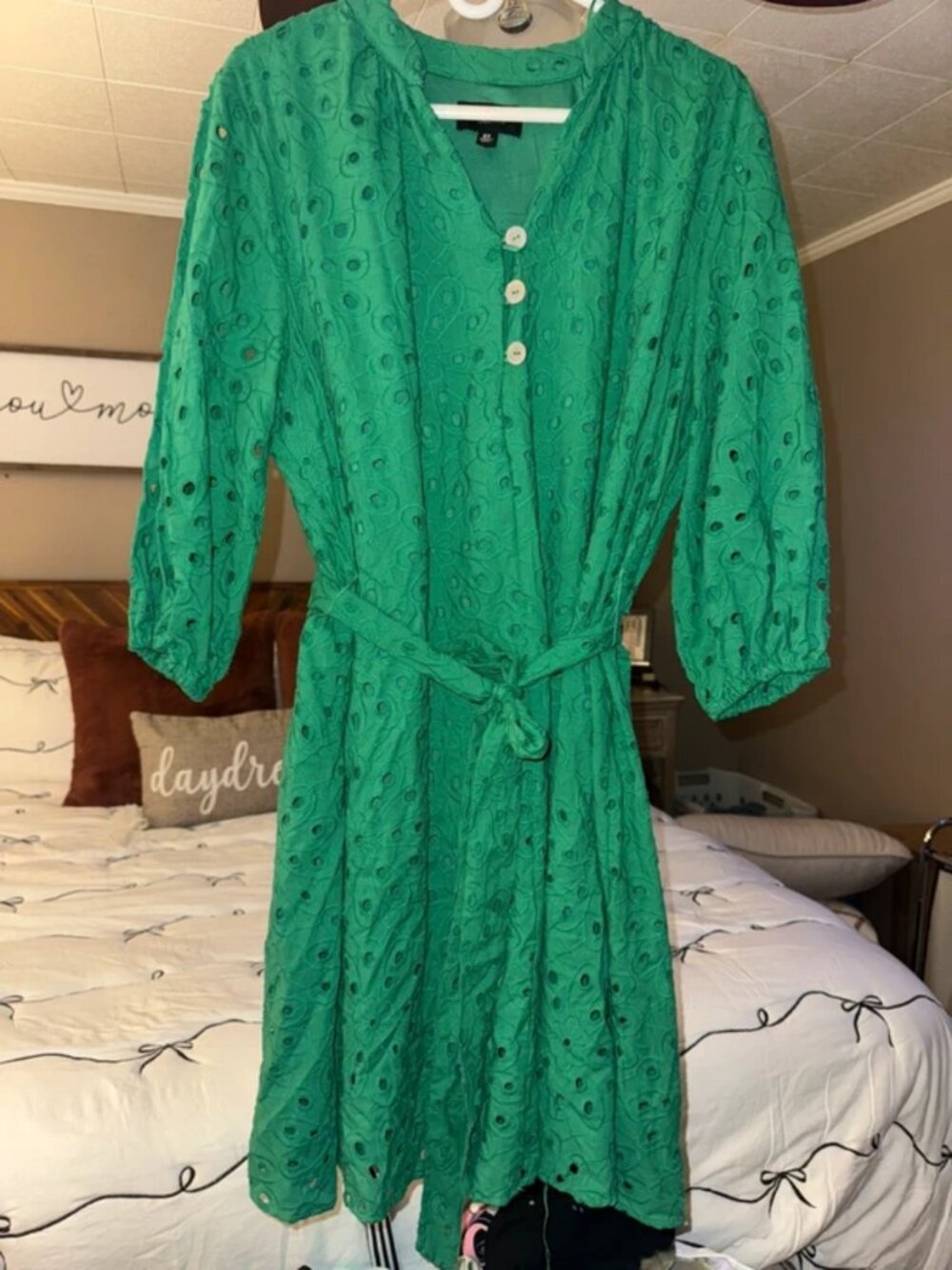 Casual Green Dress